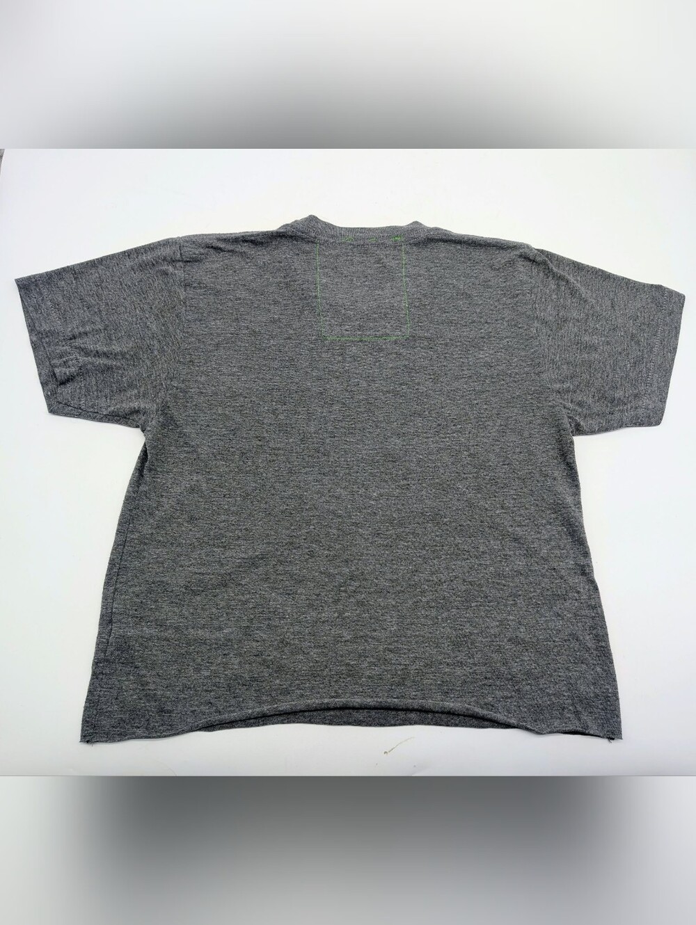 Aviator Nation Logo Cropped Cropped Heather Gray Boyfriend Tee Small - Picture 6 of 6